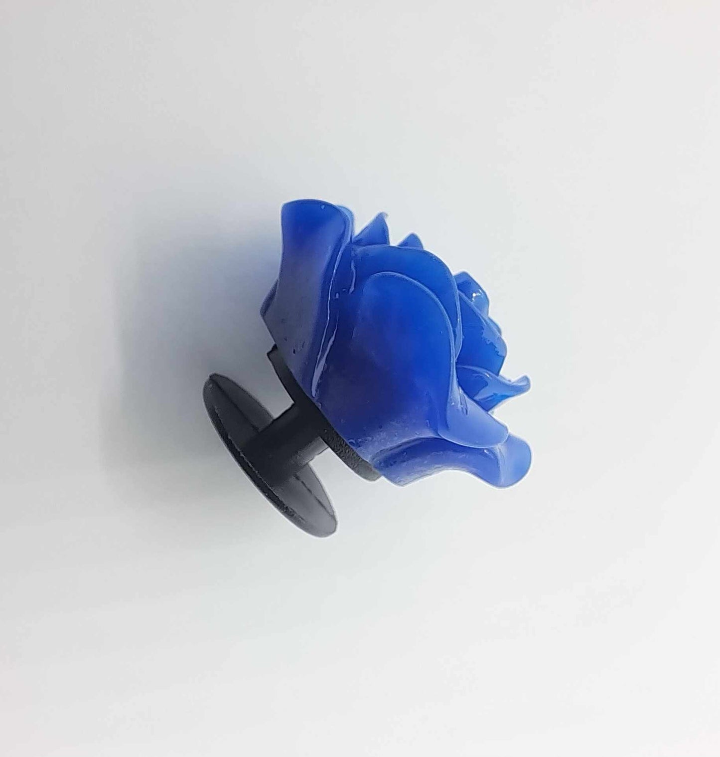 Royal Blue 3D Resin Rose 20mm