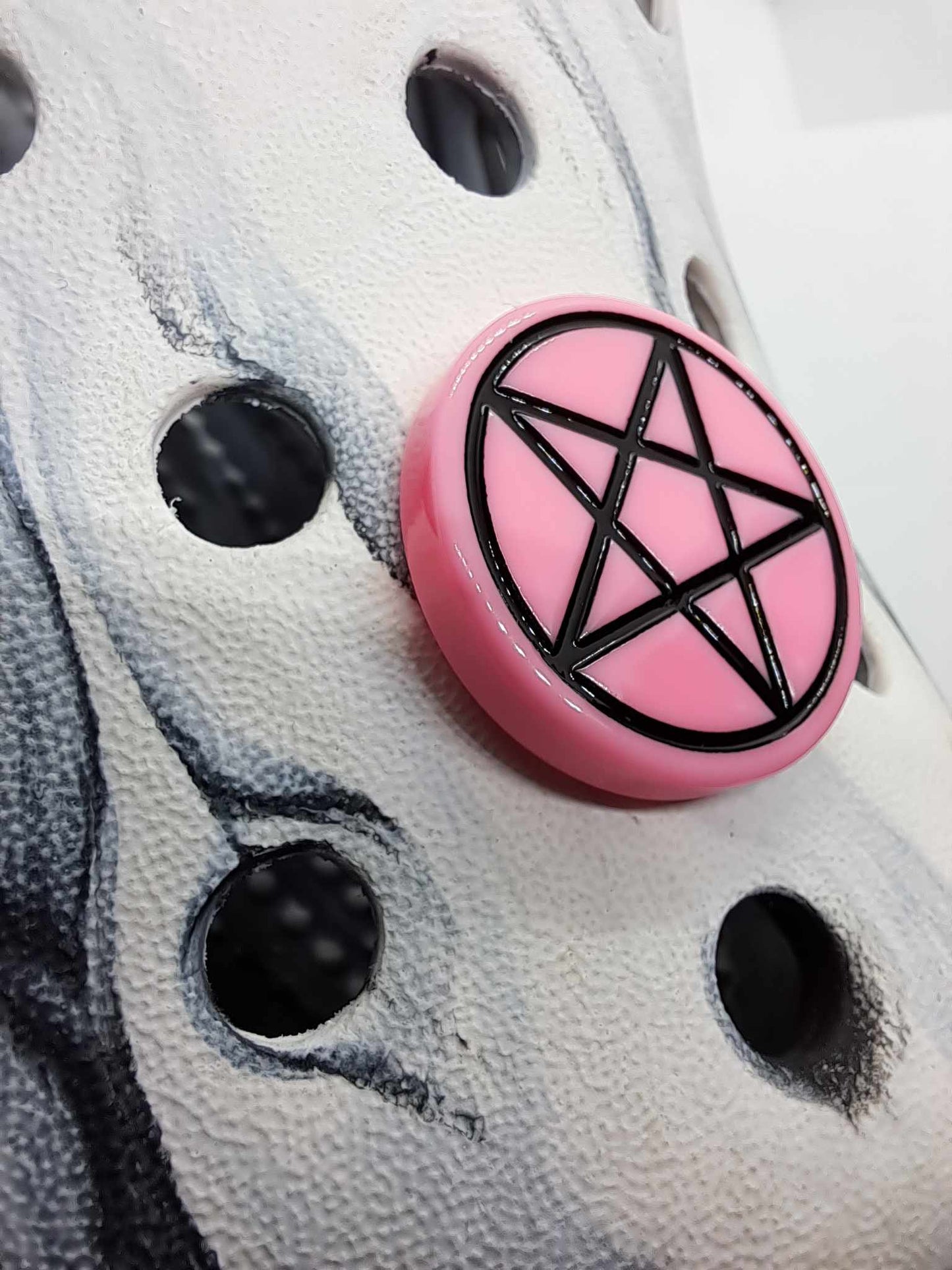 Pentagram Resin Charm Pink