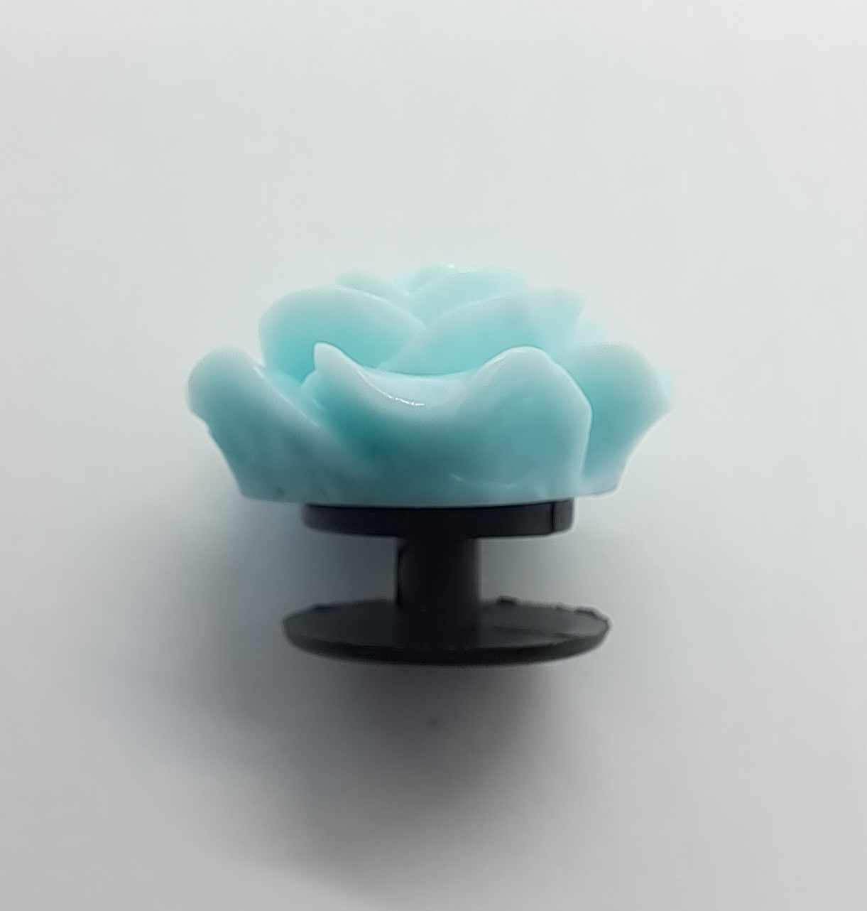 Lake Blue 3D Resin Rose 20mm