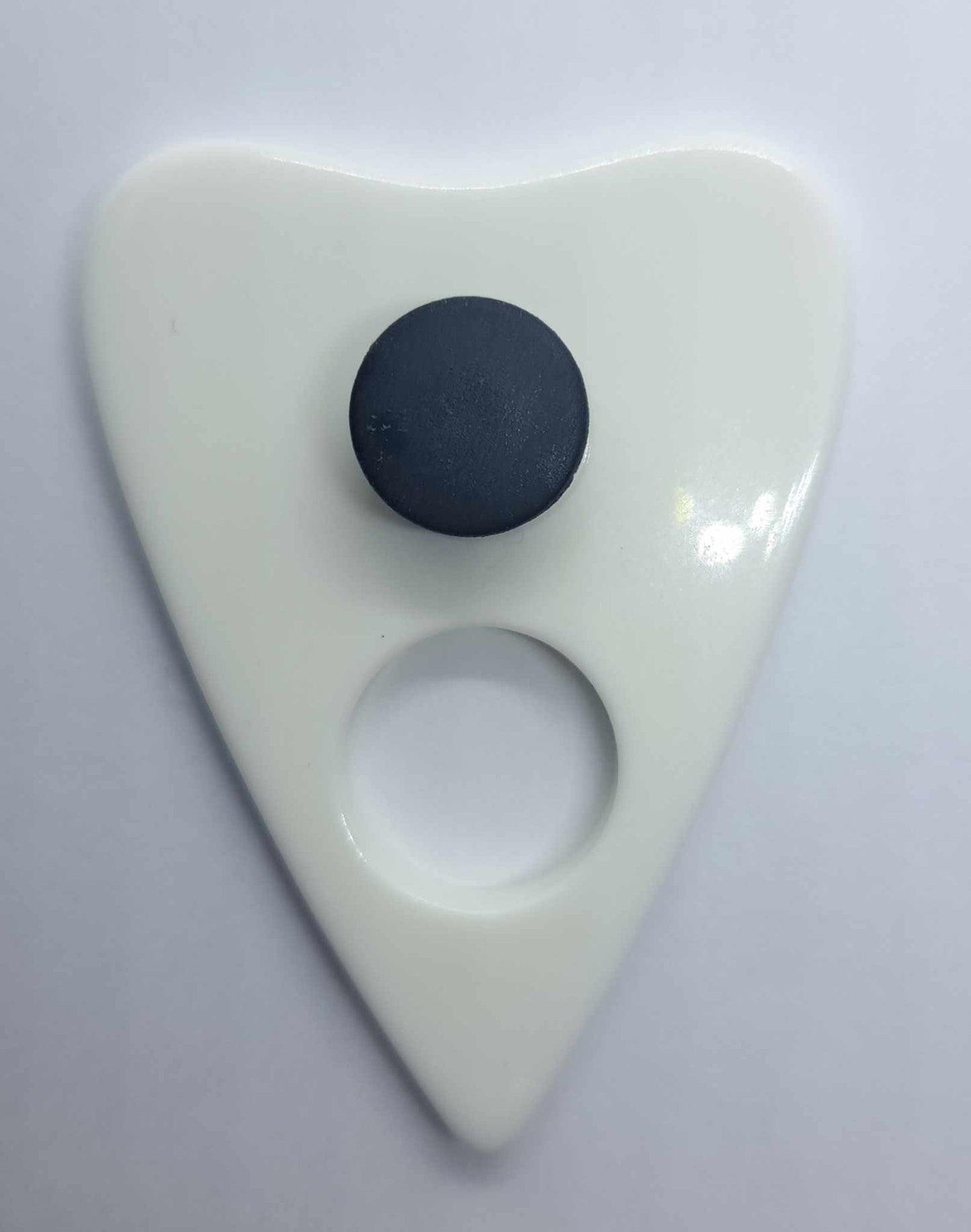 Ouija Planchette Resin Charm White