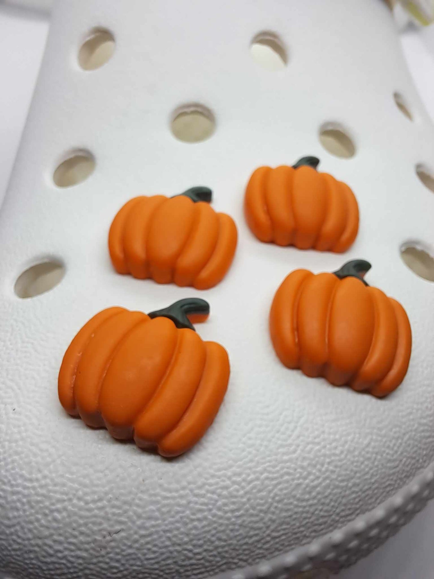 4PC Pumpkin Charm Set, Fall Charms 22mm