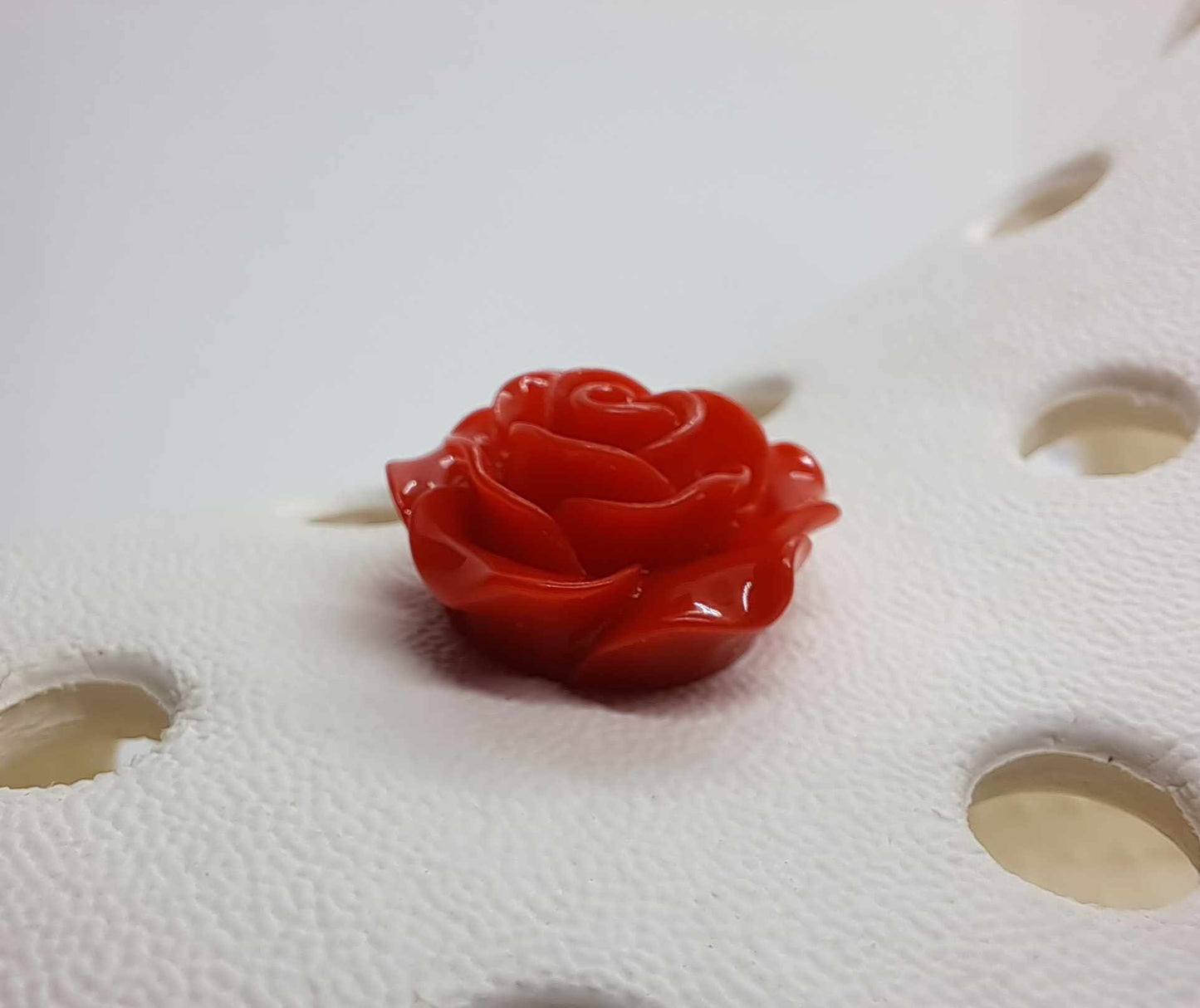 Red 3D Resin Rose 20mm