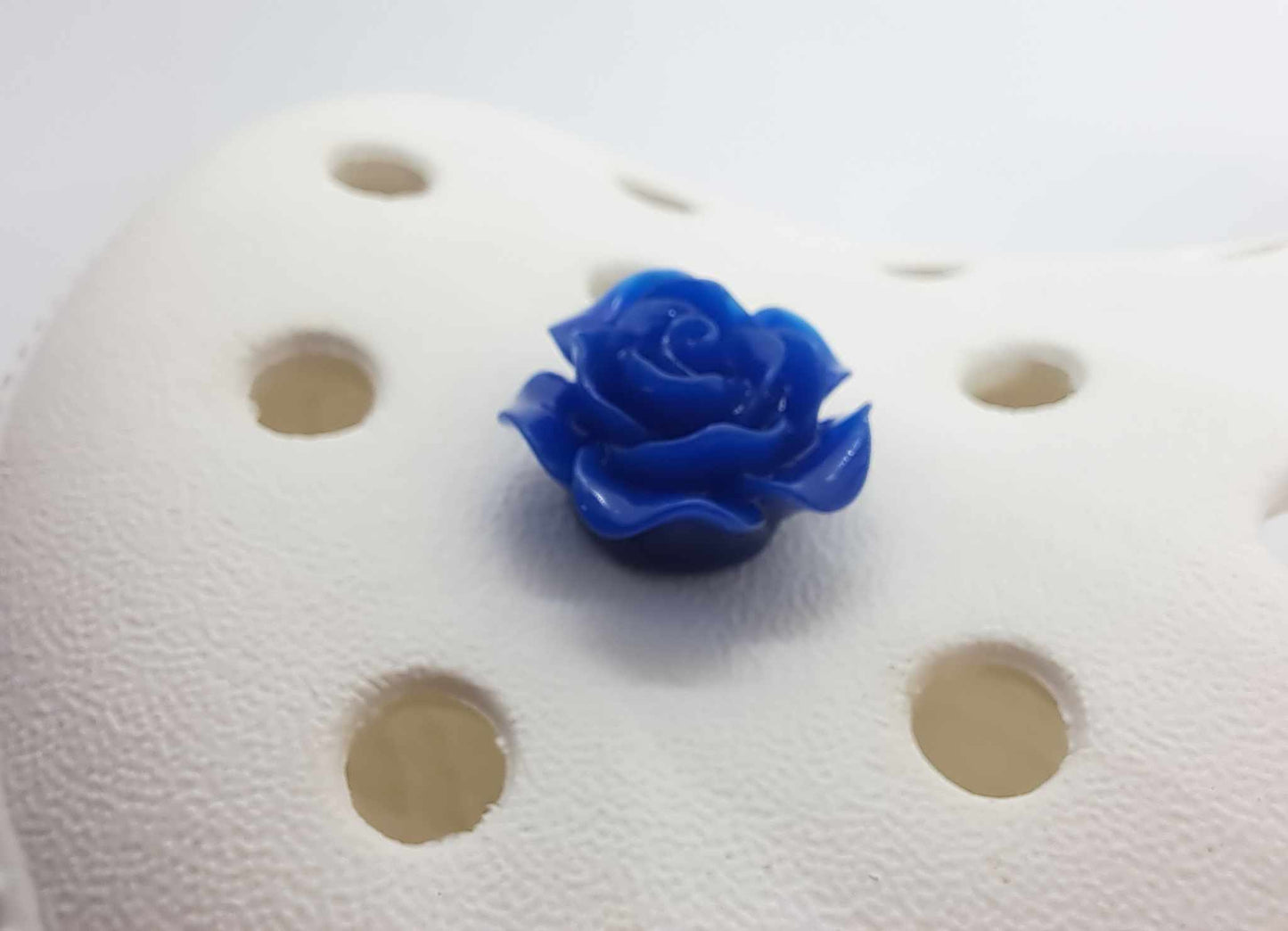 Royal Blue 3D Resin Rose 20mm