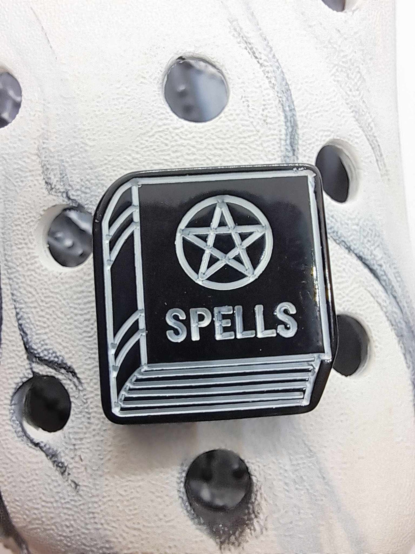 Spellbook Resin Charm Black