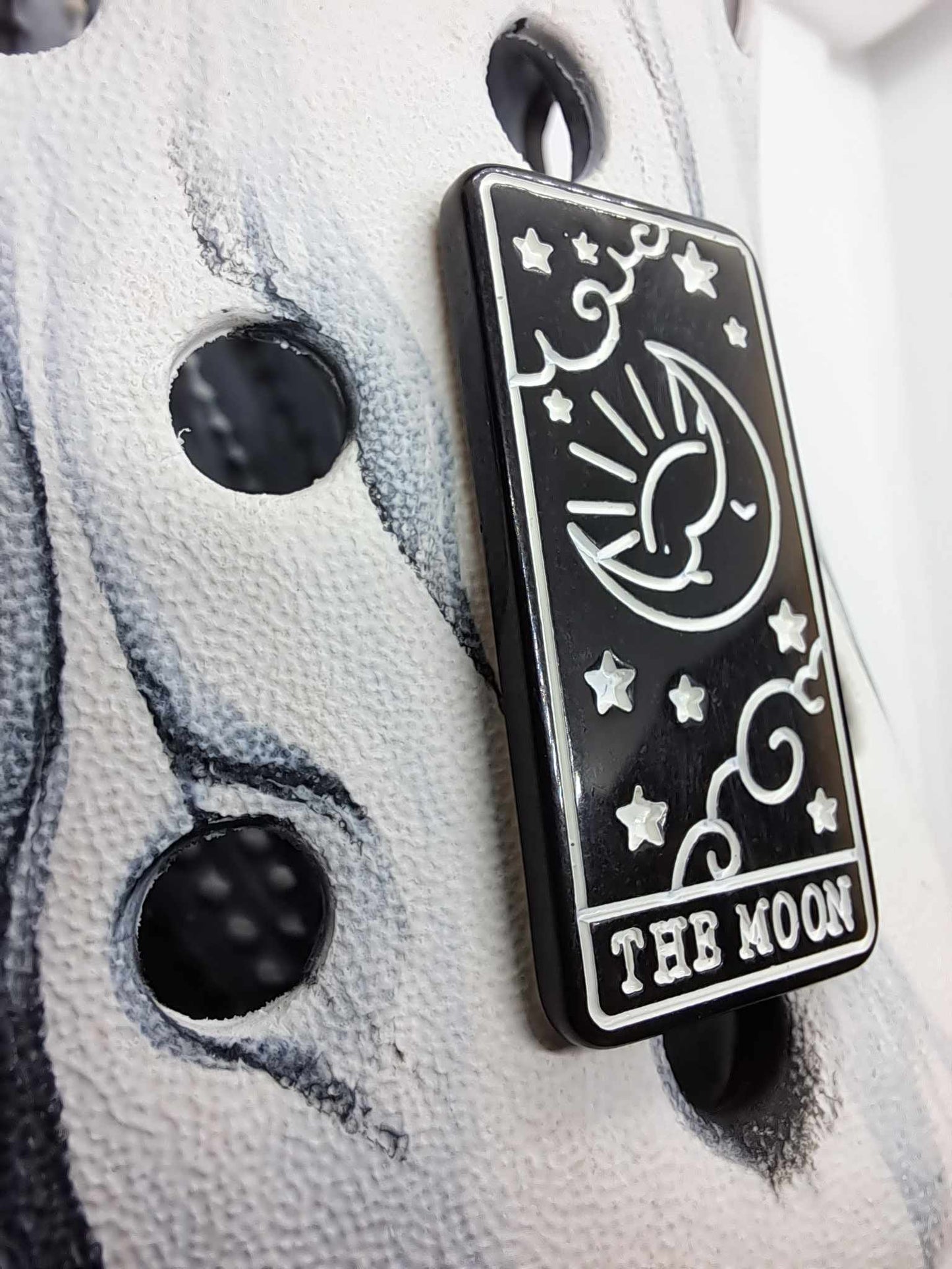 The Moon Resin Tarot Card Charm